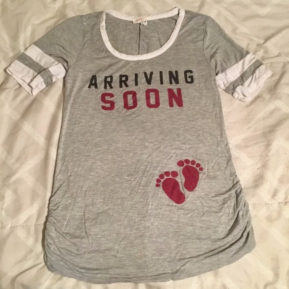 Arriving Soon Maternity T-shirt